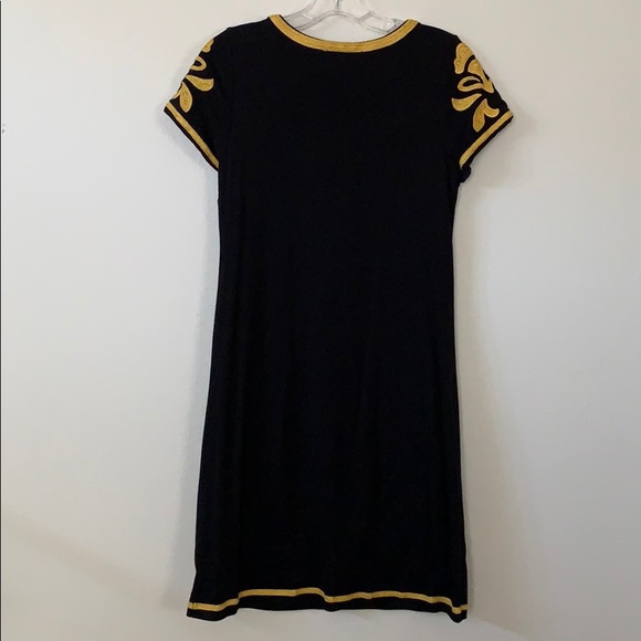 INC Embroidered Black Dress - Picture 6 of 6